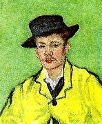 Vincent Van Gogh portratt av armand roulin Spain oil painting artist